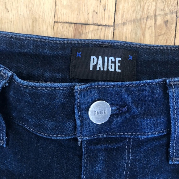 Paige Dark Wash Ankle Flare Jeans size 25 - Picture 2 of 8